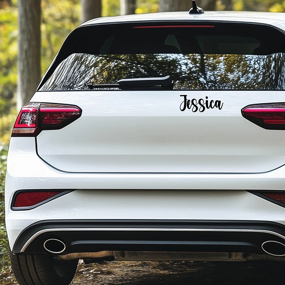 1 قطعة الإبداعية تخصيص اسم مخصص إيما ديكورات المنزل البلاستيكية ملصق مائي لغرفة النوم ديكور فني خلفية #1