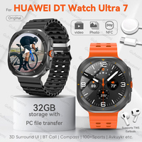 For HUAWEI DT Watch Ultra 7 Original GPS SmartBracelet 32Gb Memory Music Video NFC BT Call Sports Fitness Tracker Smartwatch New
