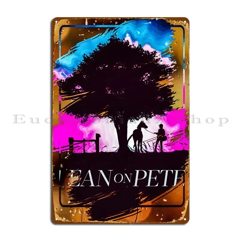 يميل على بيت 5b علامات معدنية الديكور المرآب نادي شخصية الديكور تين تسجيل ملصق