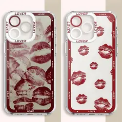 Lip Art Phone Case for Honor 90 Lite X9a 5G X8 4G X8a X8 Clear Silicone Luxury Cover
