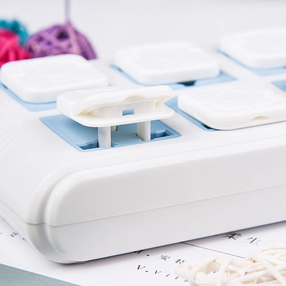 

50pcs Power Outlet White 30 Two Plug 20 Three Plug Baby Socket Cover Home Socket Protection Cover Electrical Safety