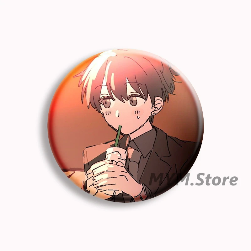 Zeno Remake Anime Soft Button Pin Maeno Aki and Tsugino Haru Fan Art Brooch Badge Bag Decor Accessories Fans Gamer Collect Gifts