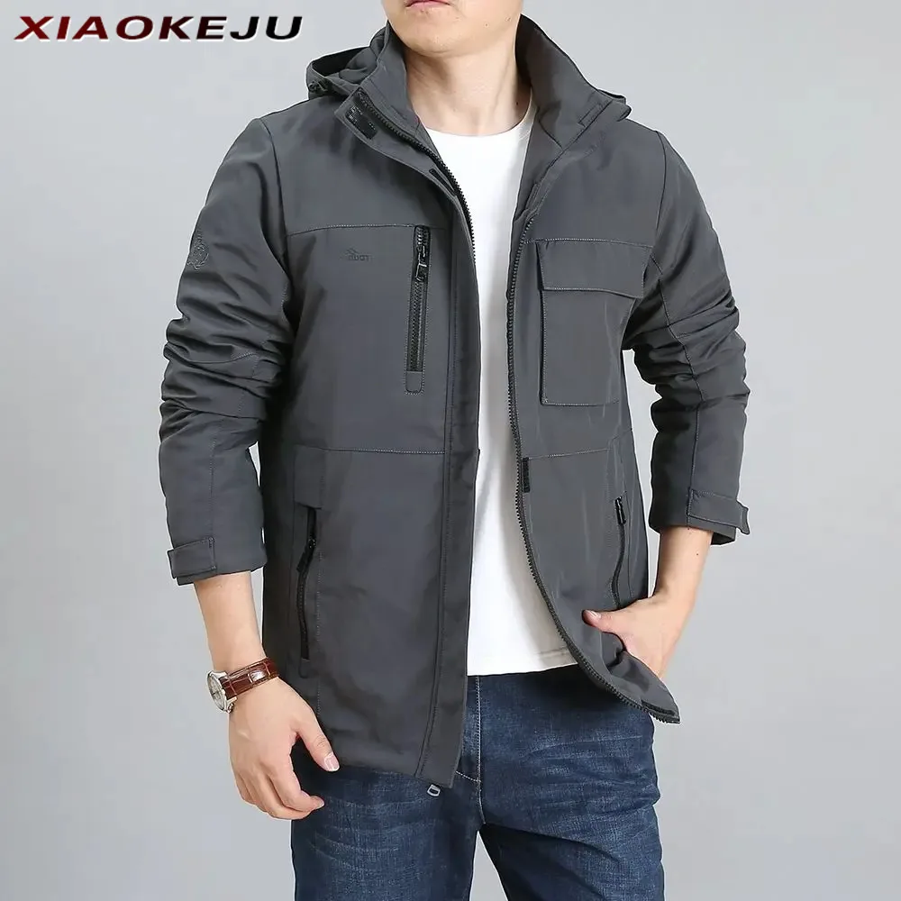 Man Jacket Fashion Casual Parka Men Bomber Male Winter Windbreak Sports Sport Outdoor Heating