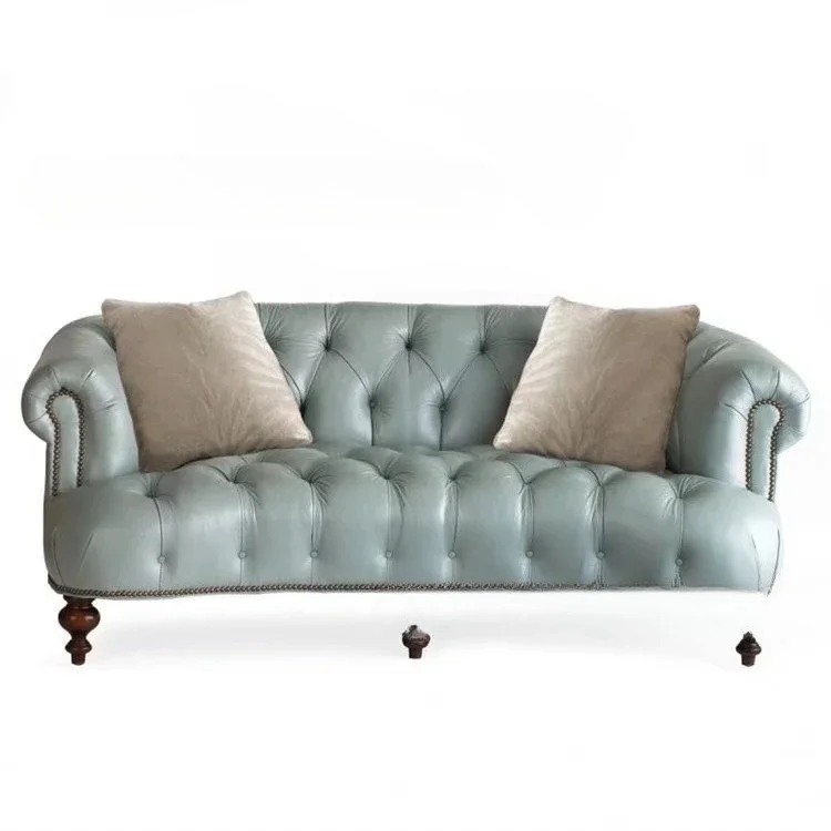 Amerikanische Stoffkunst Einzel- und Doppelsofa für drei Personen, Möbelkombination, Hotelcafé, Freizeitverhandlung, Empfangssofa