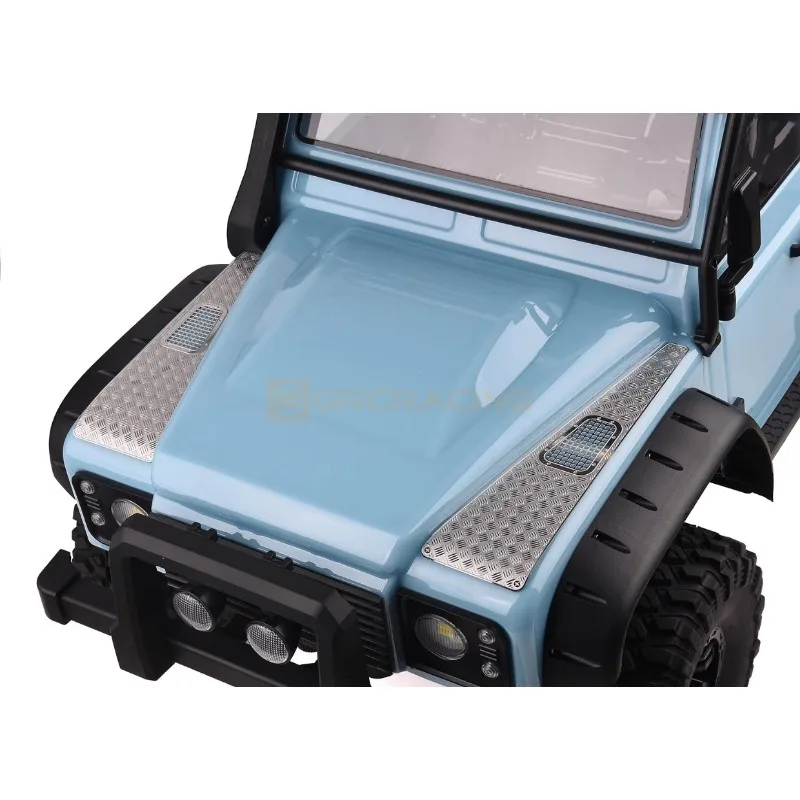 1pcs Metal Cover Decorative Piece for 1/8 RC Crawler Car MJX H8H Land Rover Defender Accessories