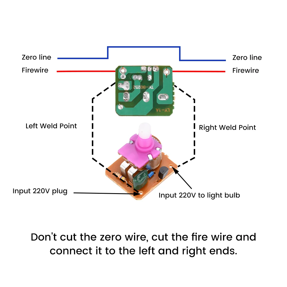 220V 60W/300W wyłącznik ściemniacza żarówka żarowa kontroler lampy podłogowej akcesoria sterujące czarny/biały