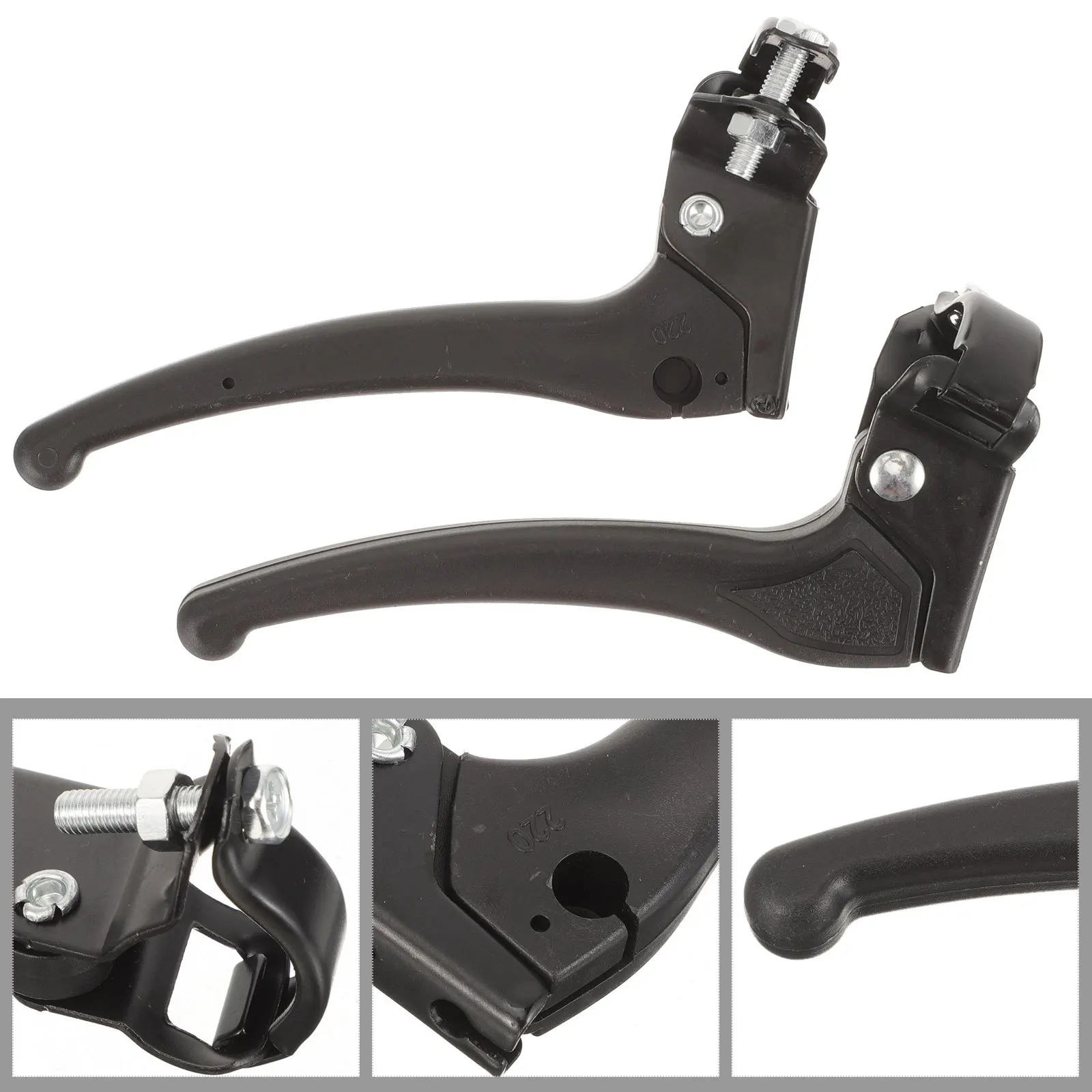 

2Pcs Wheelchair Brake Handlebar Strong Plastic Braking Lever Replacement Part for Most Wheelchairs Comfortable Grip No Burrs