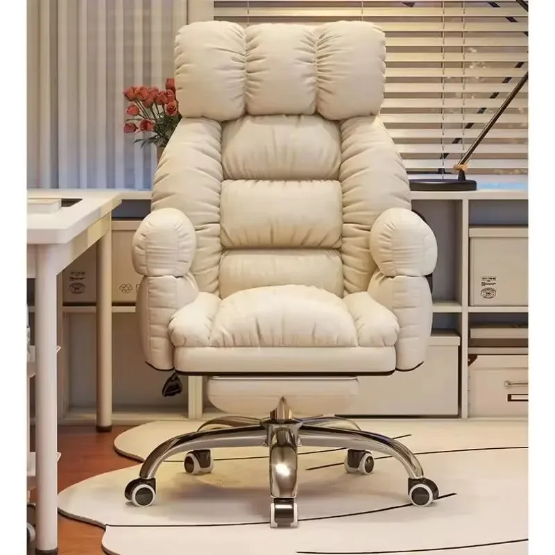 

Elegant Luxury Office Chair Armrest Support Nordic Relaxing Design Gaming Chairs Recliner Computer Silla Oficina Home Furniture