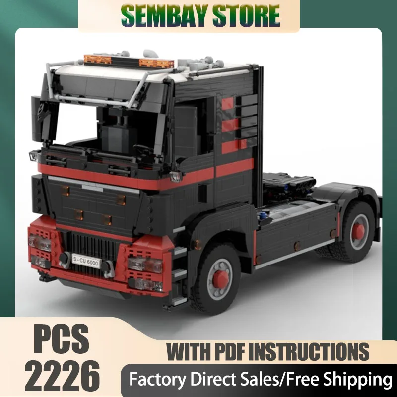 

Truck Model Moc Building Bricks Modular MAN Tgs 4x2 Truck Model Technology Blocks Christmas DIY Toy Construction Gifts