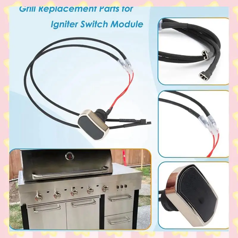 

AB51 G369-0055-W1 Grill Igniter Button Switch Module For Charbroil Igniter Replacement Grill Igniter Surefire Ignition System