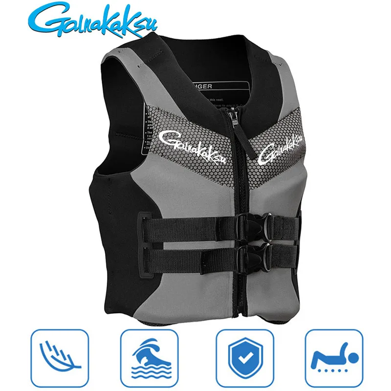 2022 Unisex Outdoor Fishing Life Jacket Water Rescue Vest Fishing Vest High Buoyancy Sea Surfing Light Vest Customized LOGO