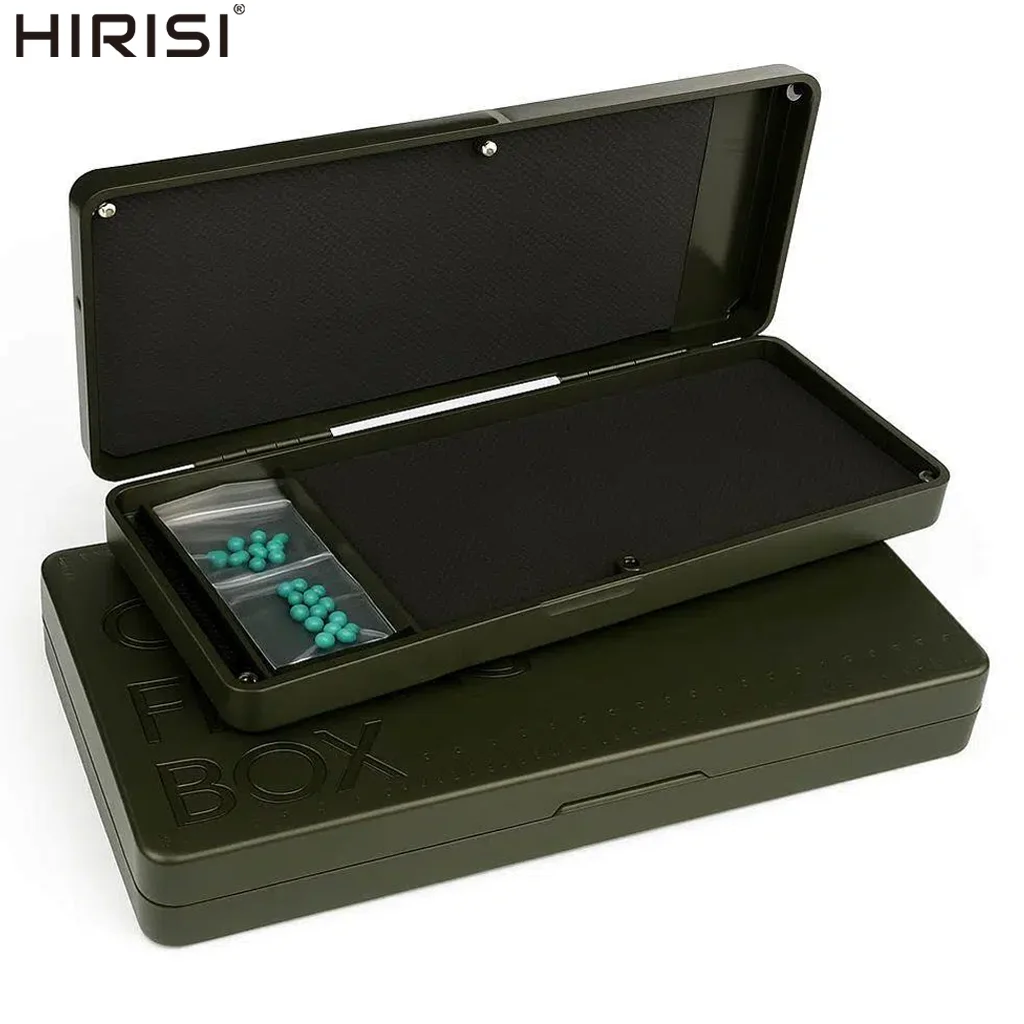 

Hirisi W536 Коробка для снастей для ловли карпа с булавками и волосами для хранения снастей Длинная коробка для снастей для хранения лески