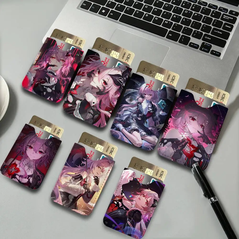 Game Honkai Star Rail Everight Light and thin mini bag small and portable bus card protective leather case for men and women