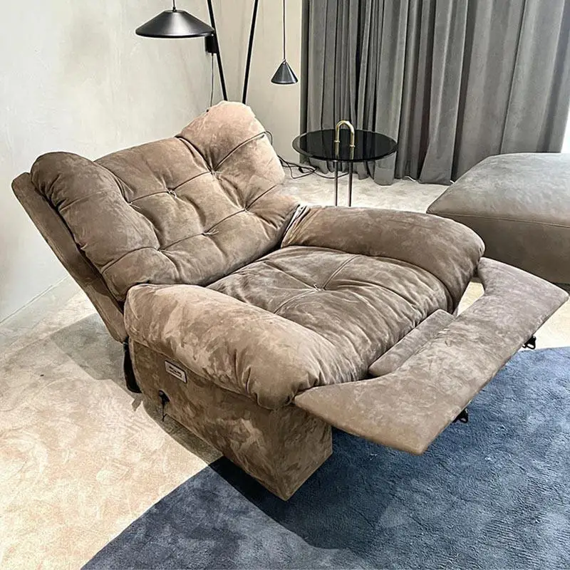 Luxury Gray Electric Recliner Sofas China Cheap Quality Nordic Living Room Sofas Single Modern Divano Soggiorno Furniture