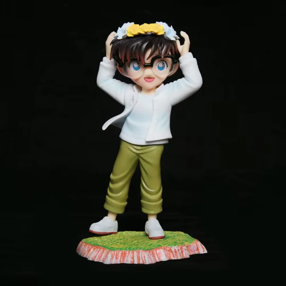 

Аниме-фигурка Детектив Конан Эдогава Конан в венке, коллекционная модель, кукла-игрушка, 17 см