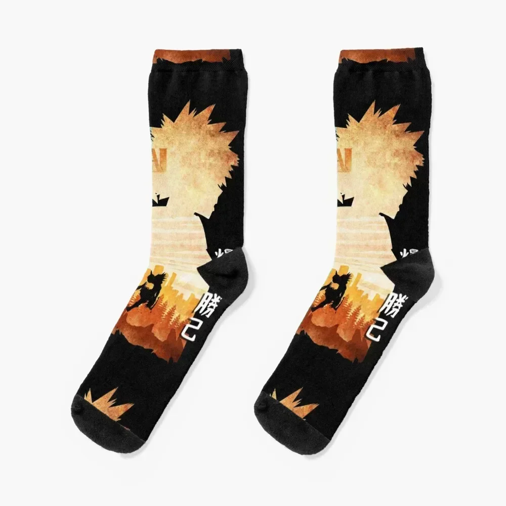 

Deku vs Katchan Hero Academy Socks football Christmas winter gifts Hiking boots Men's Socks Luxury Women's