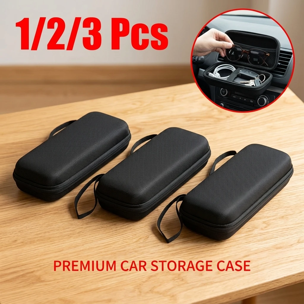 Hard Shell Carrying Case Shockproof Water‑Resistant Hardware Tool Storage Bag Portable Protective Pouch For Multimeter Charger
