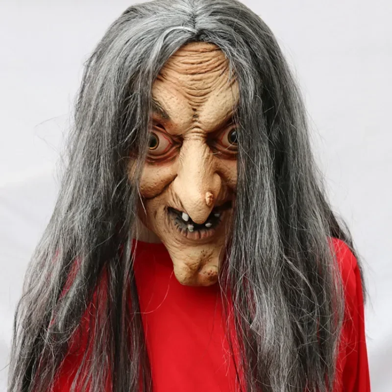 Nuova vendita calda Halloween Horror Mask Party Makeup Dance Cosplay Gory Fun Horror Unisex Full Face copricapo in lattice per adulti