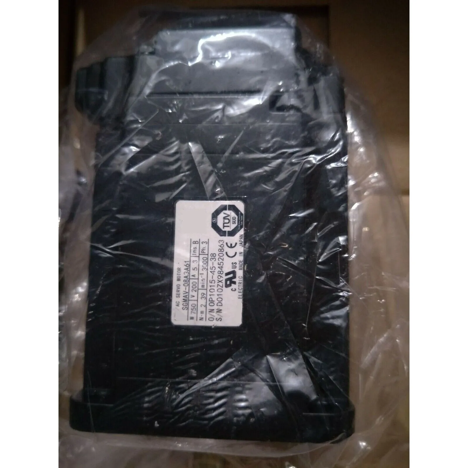 SERVO MOTOR New SGMAV-08A3A61 Servo Motor Starter High-Efficiency Electrical Equipment