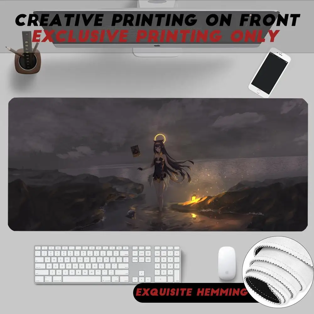 

Virtual singer painter Ninomae Ina'nis WAH! Mouse Pad Non-Slip Rubber Edge locking mousepads Game play mats for notebook PC computer