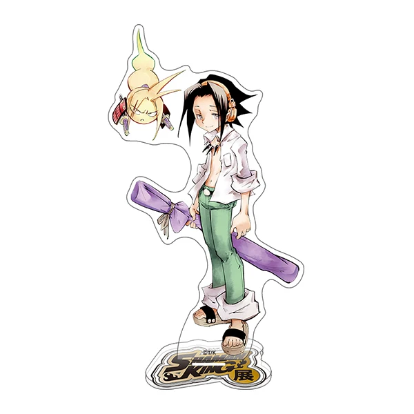 Anime SHAMAN KING Acrylic Keyring Model Figure Yoh Asakura Amidamaru Anna Kyoyama Cosplay Model Plate Desk Decor Prop Xmas Gift