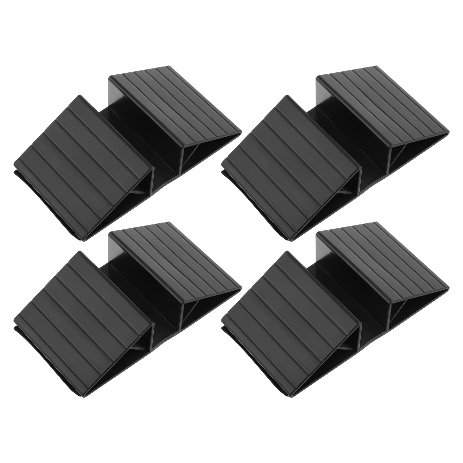 

4 Pcs Dog Gate Panel Feet Base Free Standing Pet Abs Freestanding Fence Stabilizer