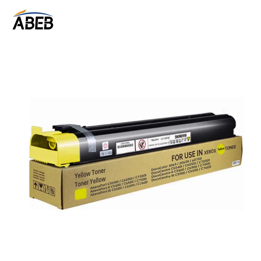 1 PCS Compatível Xerox C6550 Cartucho de Toner Para DocuCentre c7500 c7600 c6550 c7550 c5400 c5500 c5065 Toner Colorido de Alto Rendimento