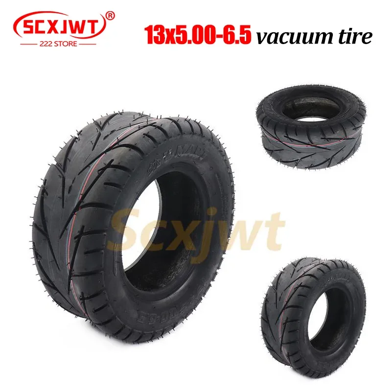 

High Quality 13x5.00-6.5 Tubeless Tire 13 Inch Thickened Vacuum Tyre for Motorcycle FLJ K6 Electric Scooter Accessories