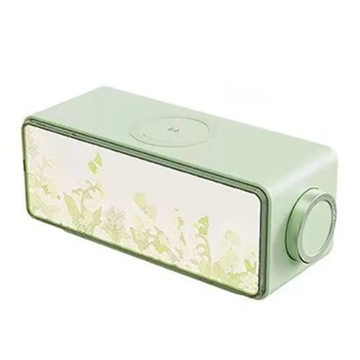 

A71P Portable Wireless Charger Bluetooth 5.3 Speaker with 4000K Adjustable Warm Light, USB Charging and White Noise Options