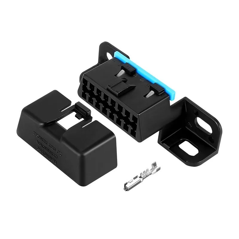 16 Pin Automobile Black Female Connector OBD2 Wire Sockets 12110250 Adapter Diagnostic Tool With 20cm Line MG610761-5