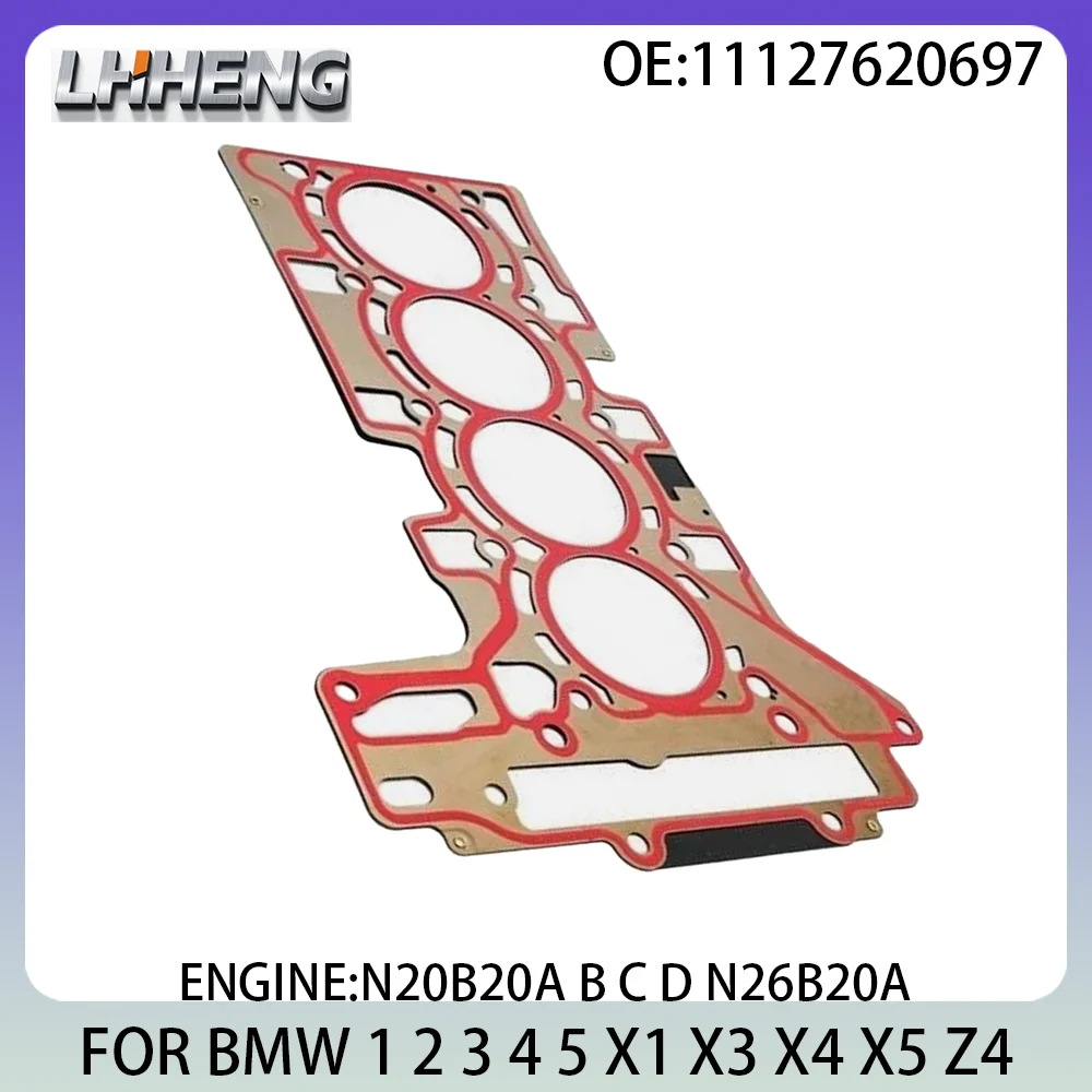 Junta da cabeça do cilindro para BMW 1 2 3 4 5 X1 X3 X4 X5 Z4 2.0L 2.0 L T L4 GÁS 10-21 11127620697 11128676519 7620697 N20B20 N26B20A