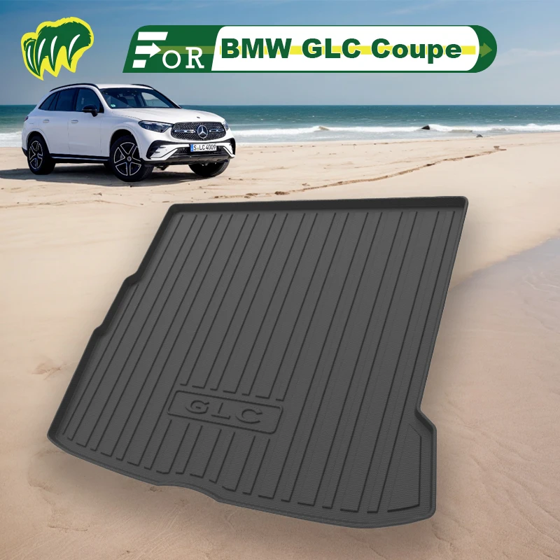 

For BMW GLC Coupe 18 19 20 21 22 2016-2023 Custom Fit Car Trunk Mat All Season Cargo Mat 3D Shaped Laser Measured Trunk Liners