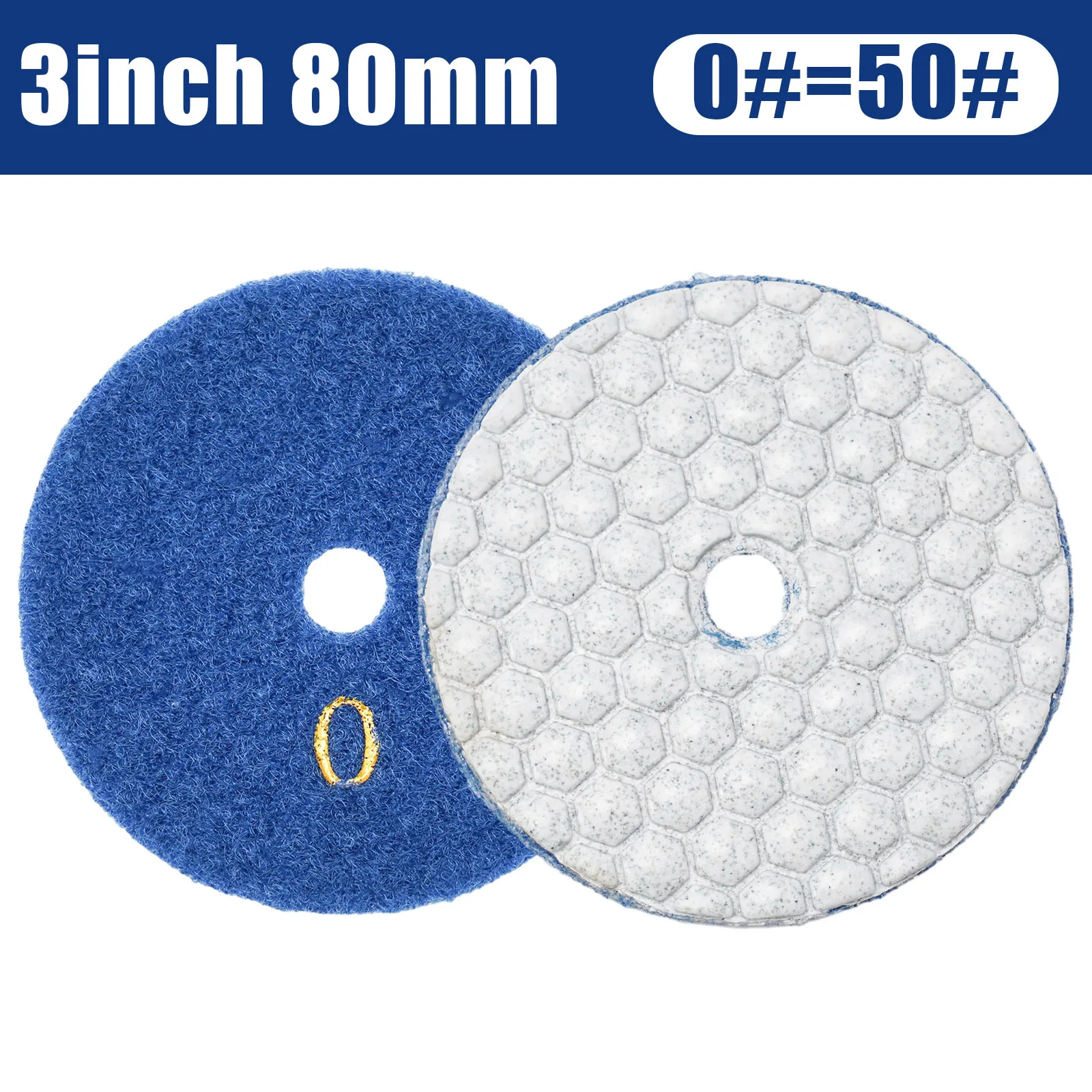 

80*80*5mm Diamond Polishing Pad Wet/Dry Grinding Pads For Granite Marble Stone Sanding Grinding Discs Power Tools