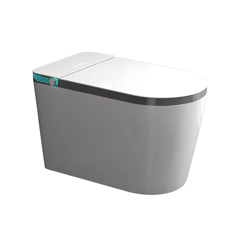 Wall Hung Ceramic Smart Toilets Concealed Cistern P-Trap Remote Control S-Trap Drainage Gravity Flushing Floor Hanging Toilets