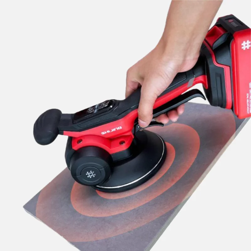 Handheld Electric Tile Laying Machine Shijing 9393 21V Cordless Floor Wall Vibrating Suction Cup Leveler Tool