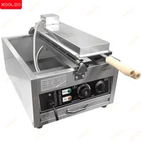 XEOLEO Taiyaki Maker Fish Waffle Machine Fish Cake Baking Machine 6 Pcs Fish Ice Cream Waffle Maker 3000W Non-stick Pan 5