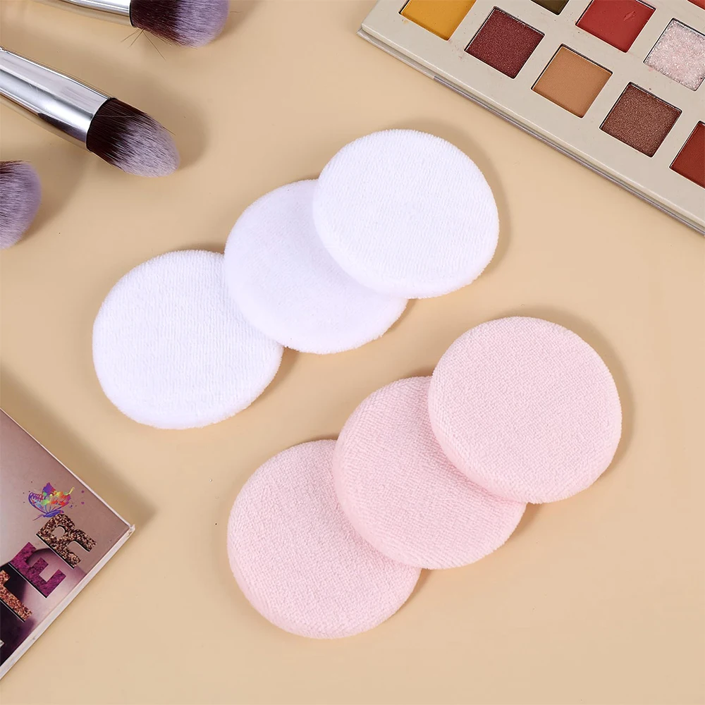 5pcs 여성 뷰티 페이셜 페이스 바디 파우더 퍼프 화장품 뷰티 메이크업 파운데이션 소프트 스폰지 소녀 레이디 선물 뷰티 메이크업 도구