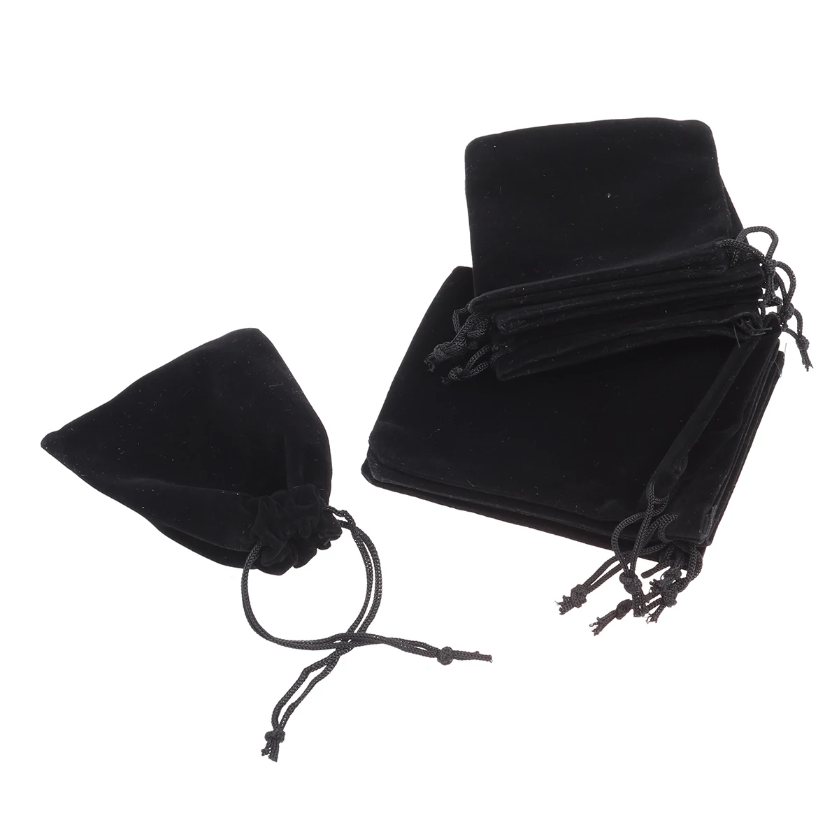 

10pcs Gift Bags Drawstring Pouch Eyelashes Design Storage Jewelry Party Wedding Favor Bags Travel Sack