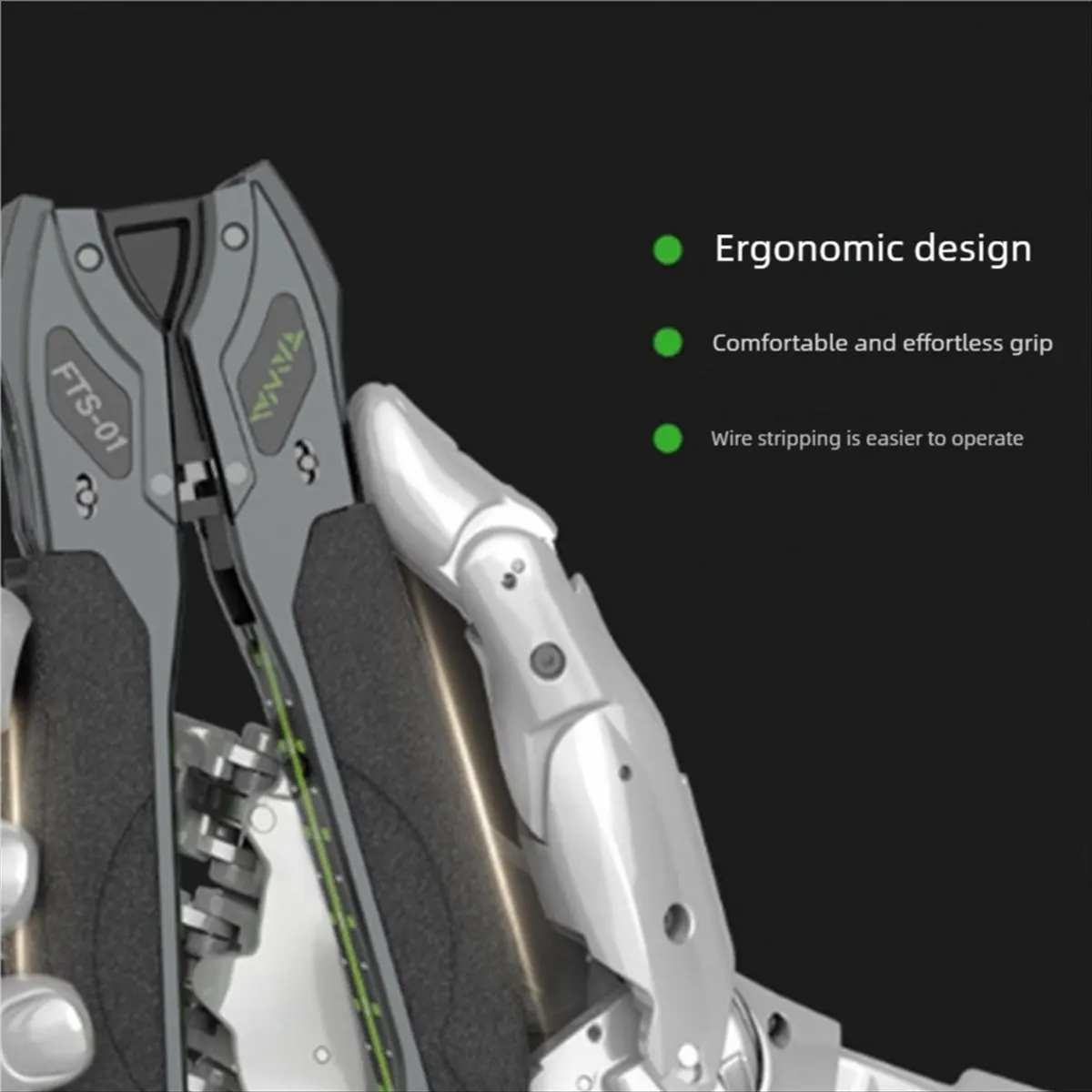 (A94Z] FTS-01 Optical Fiber Drop Cable Stripper Adjustable Blade for 3.0/2.0mm Fiber Cables Efficient Stripping Up to 6000 Uses