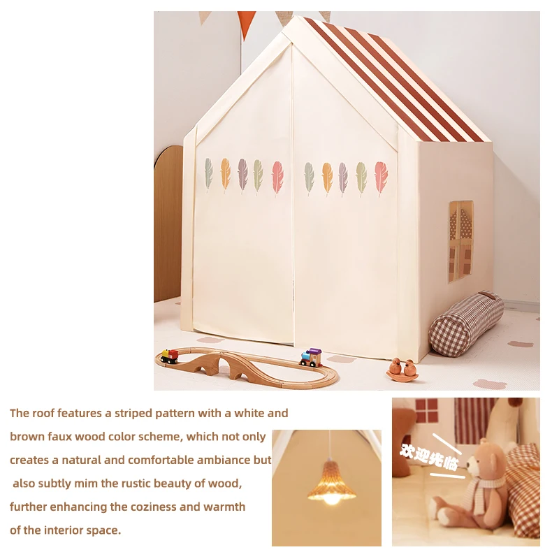 خيمة أطفال محمولة قابلة للطي للاستخدام الداخلي والخارجي، قاعدة سرية صغيرة للأطفال، سهلة الإعداد، متعة داخلية وخارجية #2