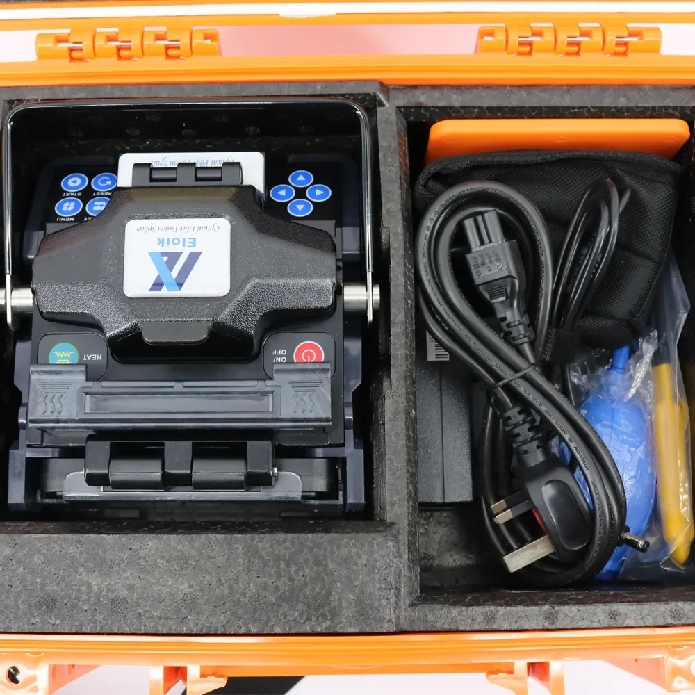 ALK-88 Fiber Optic Splicing Machine Fusion Splicer Fusionadora de Fibra Optica