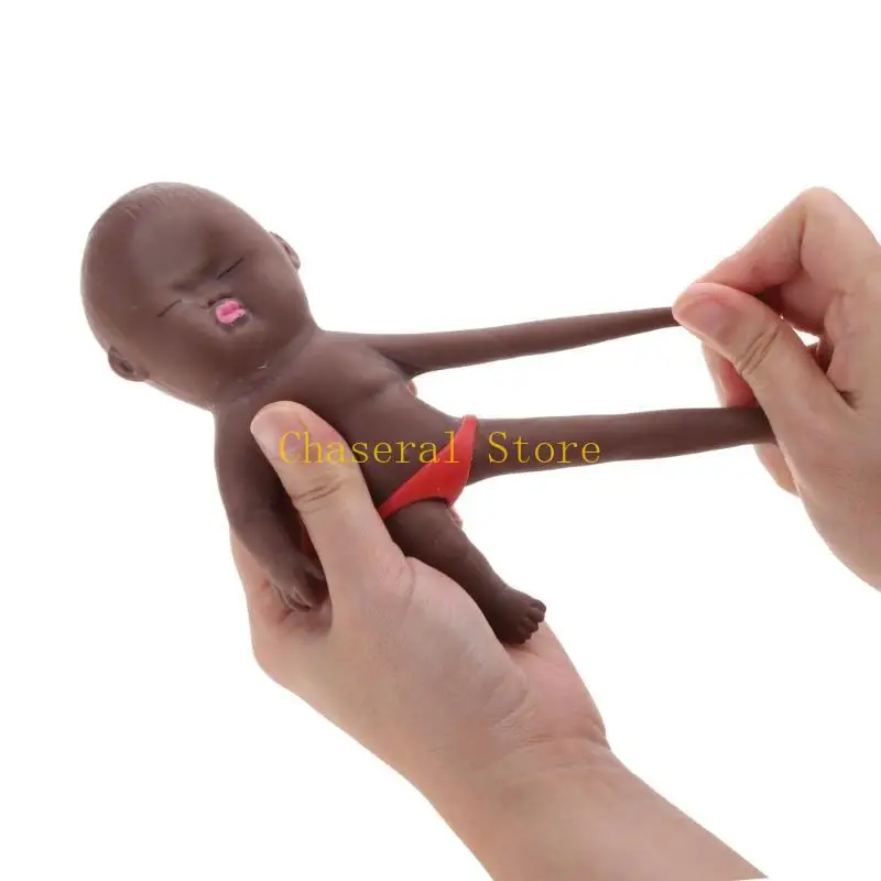 e7ceハンドスクイーズベビードールトイ伸縮可能なおもちゃハロウィーンストレスリリーフおもちゃキッズギフト