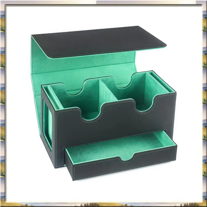 

Бюджетный портативный магнитный бокс для хранения игровых карт, ящик для хранения с окошком, держатель для карт для магических игр