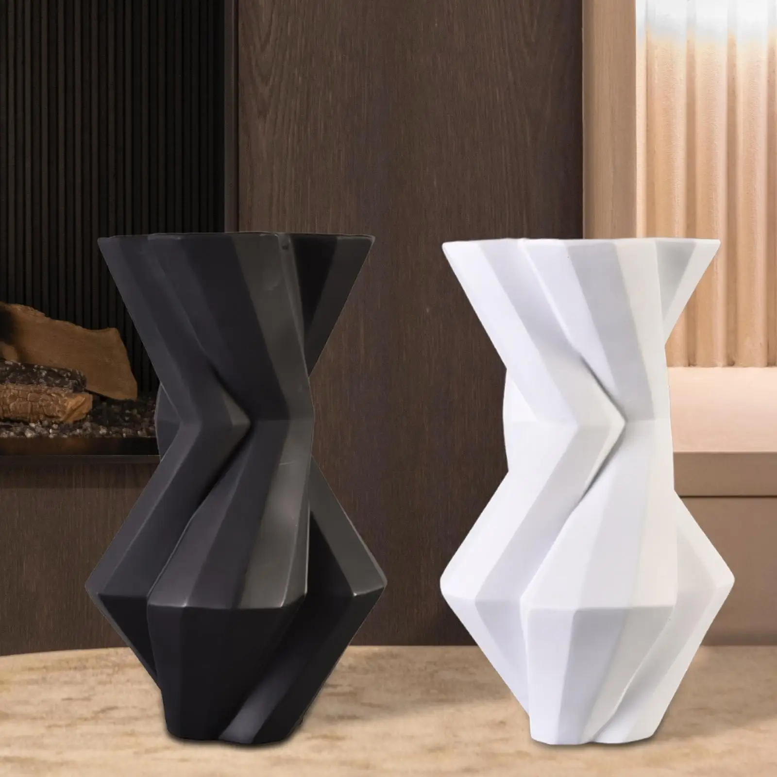 

Flower Vase Dried Flower Arrangement Modern Desktop Ornament Table Centerpiece for Dining Room Shelf Porch Bedroom Decoration