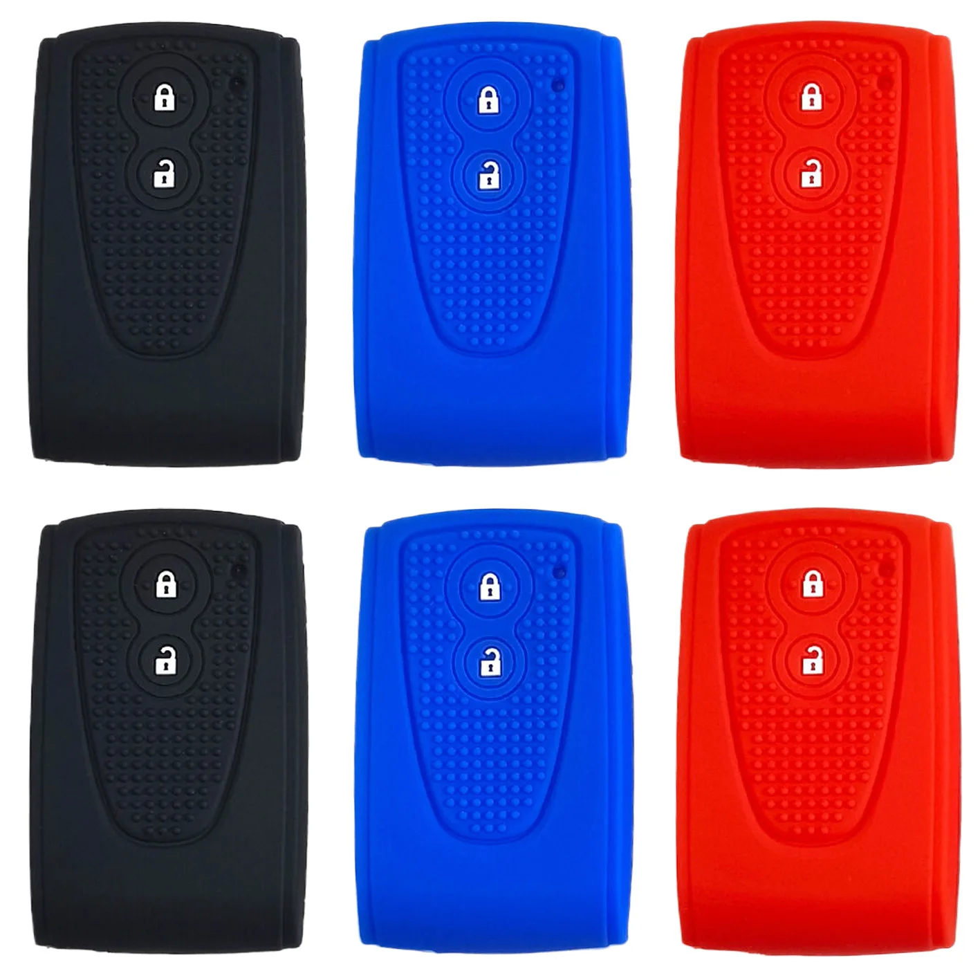 

Car silicone key cover is suitable for 2 keys Toyota Daihatsu smart all-inclusive key cover Toyota Prius no standard key cover