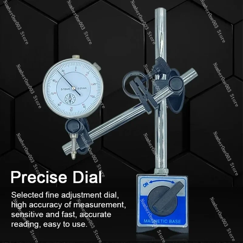 Magnetic Base Set Dial Gauge Fine Adjustment Magnetic Clamping Bracket