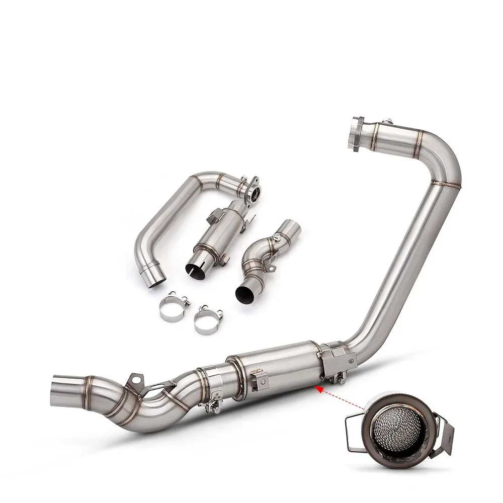 

For Triumph Speed Scrambler 400X 23-26 Speed 400 Escape Slip-On Motorcycle Exhaust System Header Link Pipe 45MM Connecting Pipe
