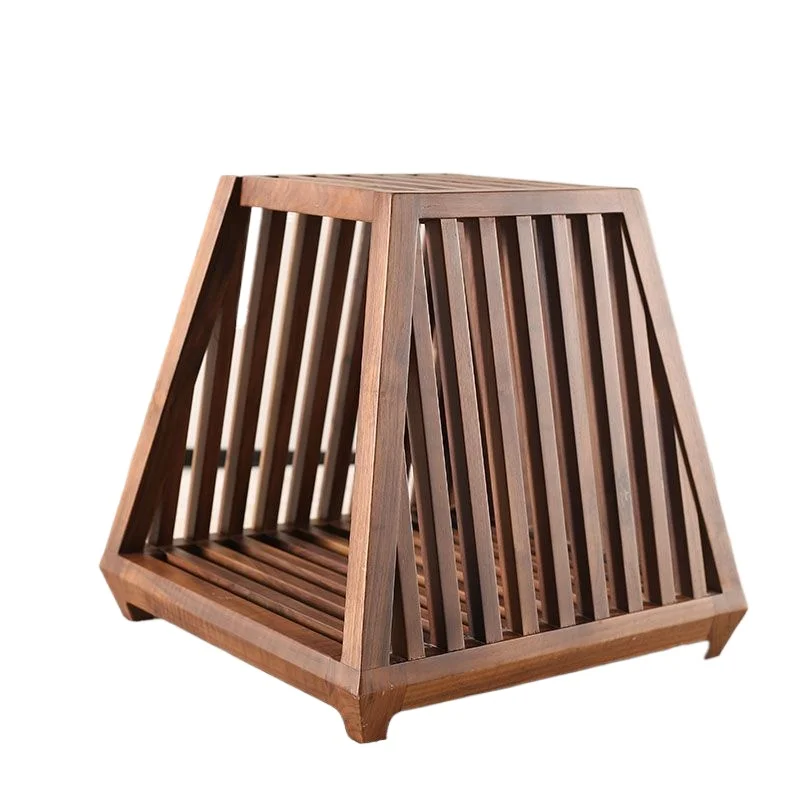 

Black walnut cat kennel bedside table, sofa cabinet versatile, simple cat nest for home storage