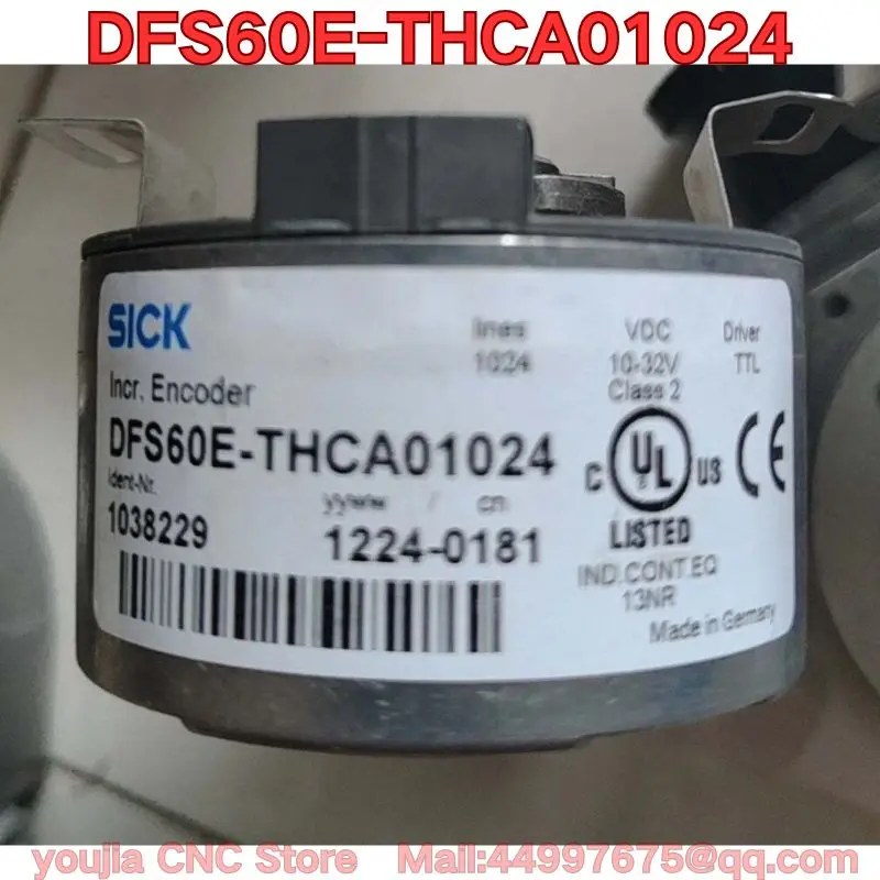 The function test of the second-hand DFS60E-THCA01024 encoder is normal
