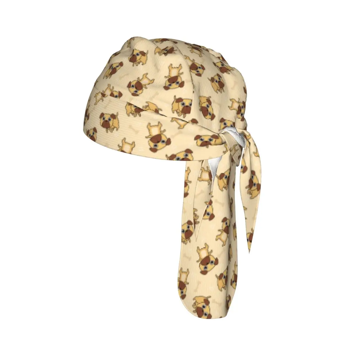 

Pug Dog Pattern Sport Running Hiking Sunscreen Hood Headwear Cycling Cap Quick Dry Pirate Hat